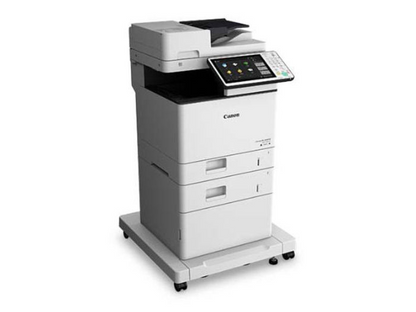Canon 525 office multifunction copier, with the optional finisher fitted