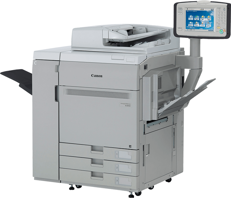 Canon C710 colour production press, front view