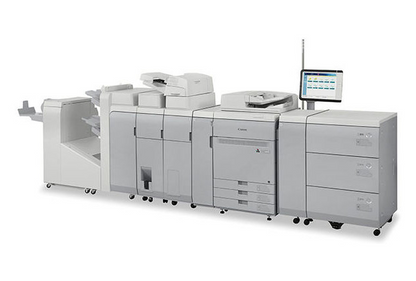 Canon C710 colour production press, control panel and touchscreen