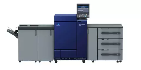 Konica Minolta C7090 colour production press, front view