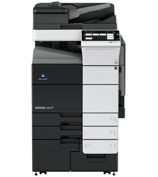 Konica Minolta C659 colour office multifunction copier, front view