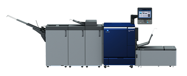 Konica Minolta C7100 colour production press, front view