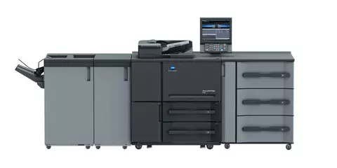 Konica Minolta O1100 desktop multifunction printer, front view