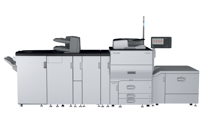 Ricoh 5310S production press, control panel and touchscreen