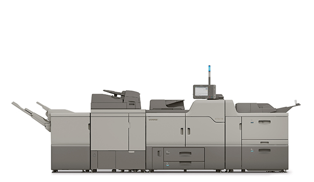 Ricoh 7110X production press, front view