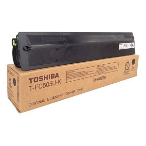 Toshiba TFC505UK black toner cartridge for 2505AC, 3005AC, product photograph