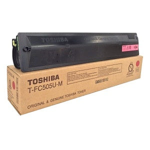 Toshiba TFC505UM magenta toner cartridge for 2505AC, 3005AC, product photograph