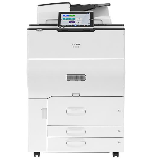 Ricoh C8000 colour production press, front view